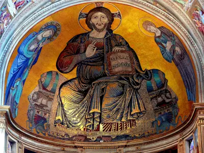 Christ Enthroned with the Virgin and St John Cimabue